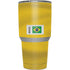 Brazil Soccer Flag Yeti 30oz Rambler Tumbler Skin