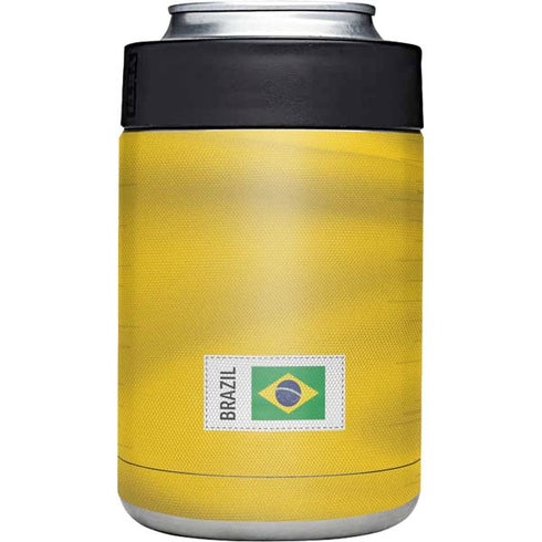 Brazil Soccer Flag Yeti Colster Can Insulator Skin
