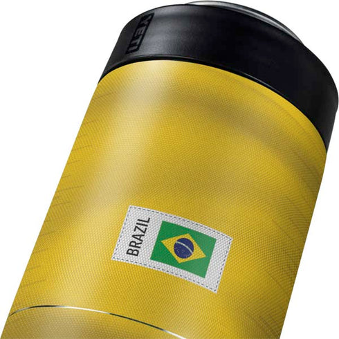 Brazil Soccer Flag Yeti Colster Can Insulator Skin
