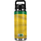 Brazil Soccer Flag YETI Rambler 26oz Bottle Skin
