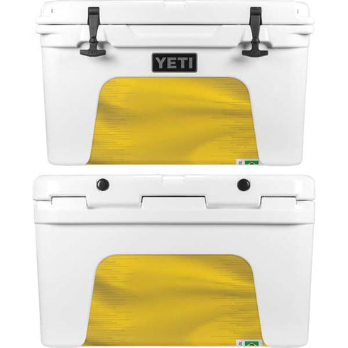 Brazil Soccer Flag YETI Tundra 45 Hard Cooler Skin