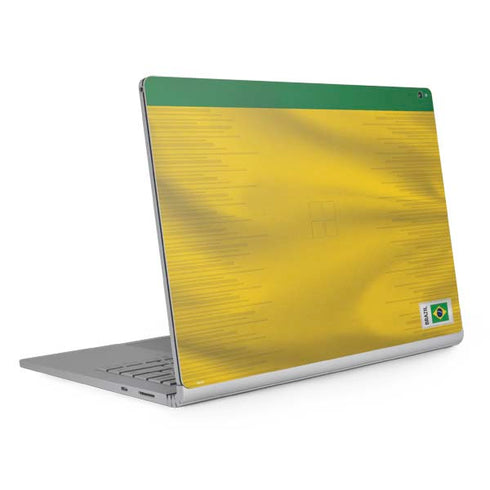 Brazil Soccer Flag Surface Book 2 15in Skin
