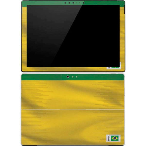 Brazil Soccer Flag Surface Pro 4 Skin