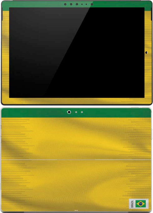 Brazil Soccer Flag Surface Pro (2017) Skin
