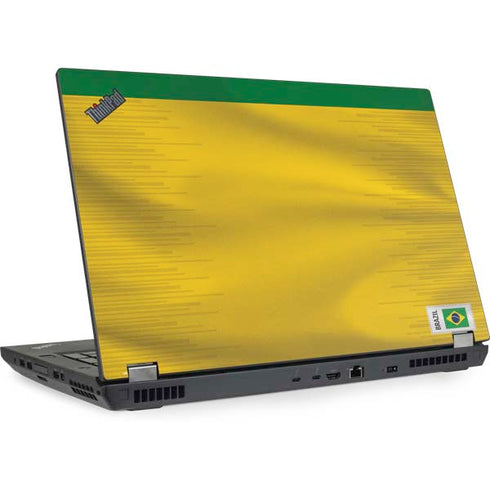 Brazil Soccer Flag Lenovo ThinkPad Skin