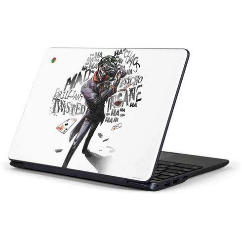 DC Comics The Joker Brilliantly Twisted Samsung Chromebook Skin