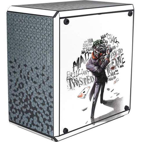 DC Comics The Joker Brilliantly Twisted Cooler Master MasterBox Q300L Mini Tower Skin