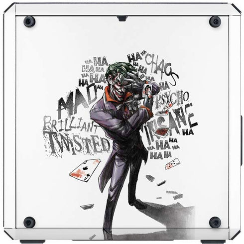 DC Comics The Joker Brilliantly Twisted Cooler Master MasterBox Q300L Mini Tower Skin