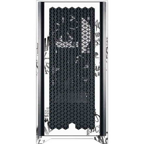 DC Comics The Joker Brilliantly Twisted Corsair 4000D Tempered Glass Mid-Tower ATX Case Skin