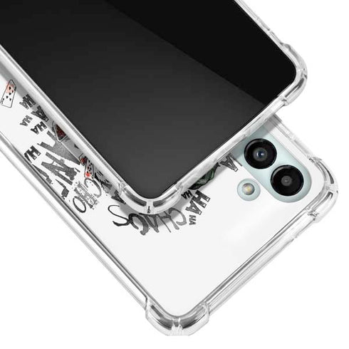 DC Comics The Joker Brilliantly Twisted Galaxy A13 5G Clear Case