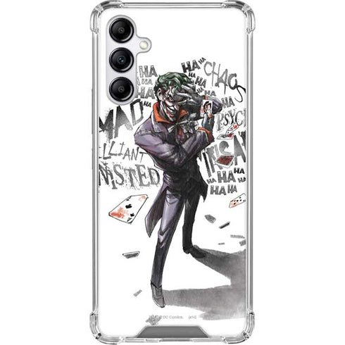 DC Comics The Joker Brilliantly Twisted Galaxy A15 5G Clear Case