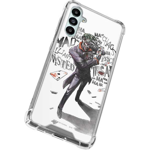 DC Comics The Joker Brilliantly Twisted Galaxy A15 5G Clear Case