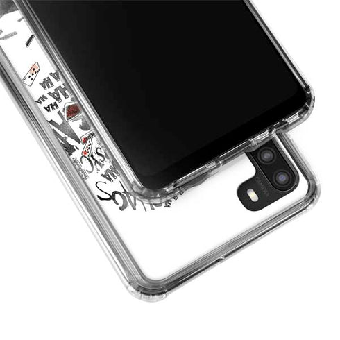 DC Comics The Joker Brilliantly Twisted Galaxy A21 Clear Case