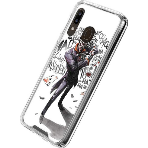 DC Comics The Joker Brilliantly Twisted Galaxy A30 Clear Case