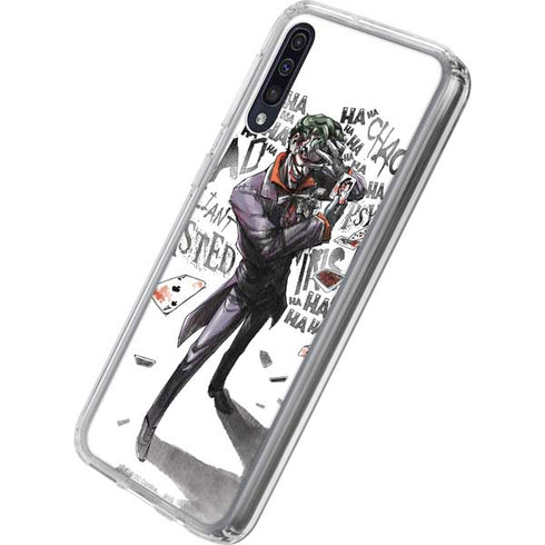DC Comics The Joker Brilliantly Twisted Galaxy A50 Clear Case