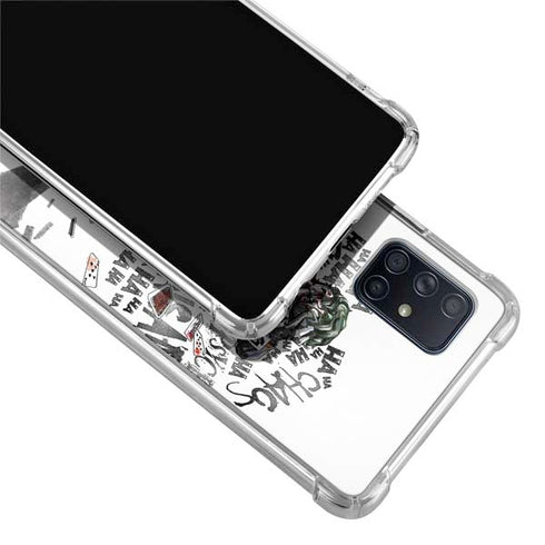 DC Comics The Joker Brilliantly Twisted Galaxy A51 5G Clear Case