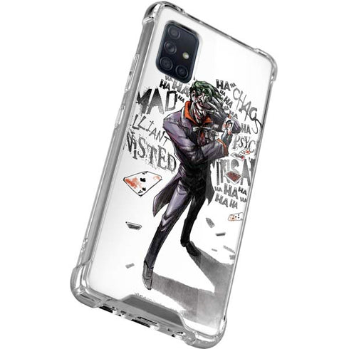DC Comics The Joker Brilliantly Twisted Galaxy A51 5G Clear Case
