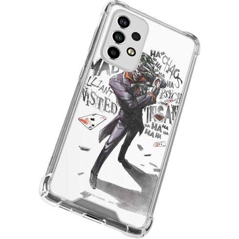 DC Comics The Joker Brilliantly Twisted Galaxy A53 5G Clear Case