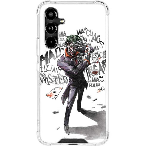 DC Comics The Joker Brilliantly Twisted Galaxy A54 5G Clear Case