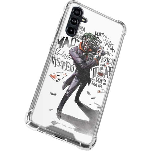 DC Comics The Joker Brilliantly Twisted Galaxy A54 5G Clear Case