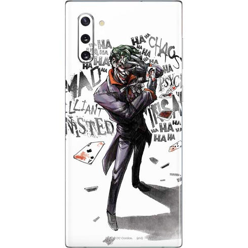 DC Comics The Joker Brilliantly Twisted Galaxy Note 10 Skin