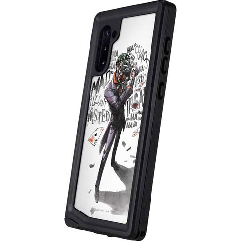 DC Comics The Joker Brilliantly Twisted Galaxy Note 10 Waterproof Case