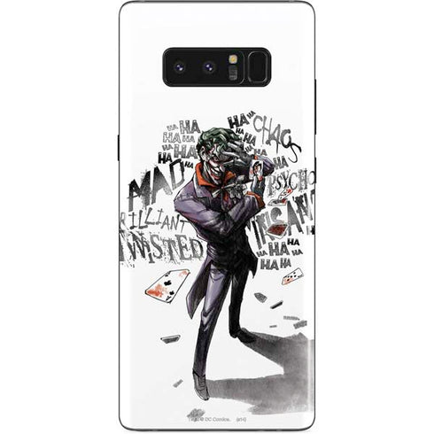DC Comics The Joker Brilliantly Twisted Galaxy Note 8 Skin
