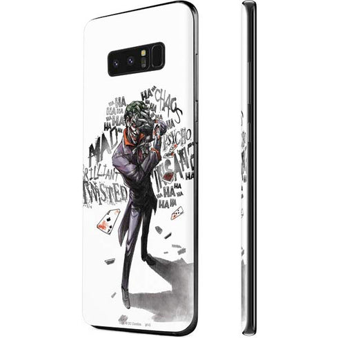 DC Comics The Joker Brilliantly Twisted Galaxy Note 8 Skin