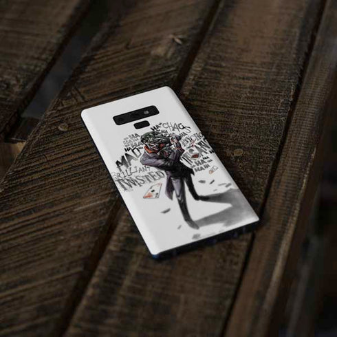 DC Comics The Joker Brilliantly Twisted Galaxy Note 9 Skin