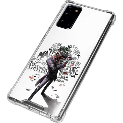 DC Comics The Joker Brilliantly Twisted Galaxy Note20 5G Clear Case