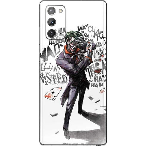 DC Comics The Joker Brilliantly Twisted Galaxy Note20 5G Skin