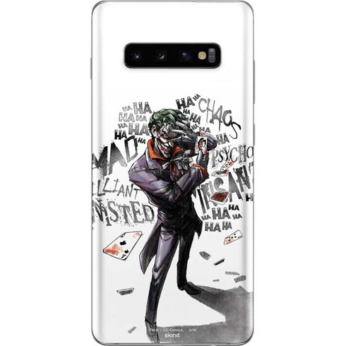 DC Comics The Joker Brilliantly Twisted Galaxy S10 Plus Skin