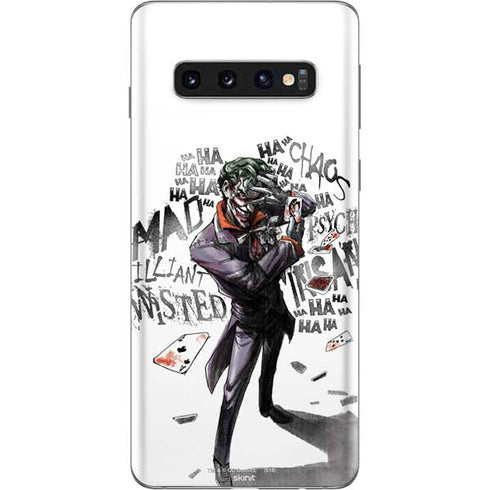 DC Comics The Joker Brilliantly Twisted Galaxy S10 Skin
