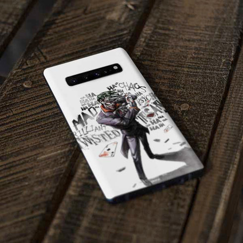 DC Comics The Joker Brilliantly Twisted Galaxy S10 Skin