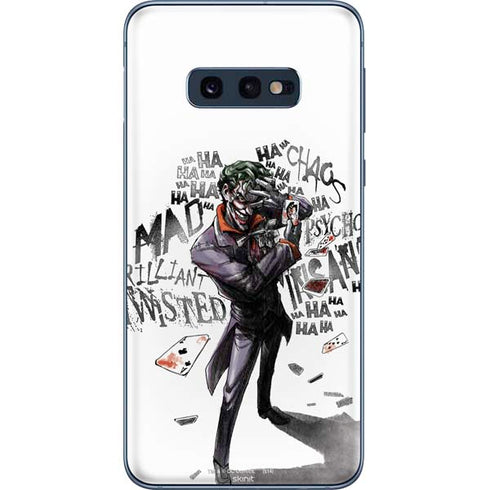 DC Comics The Joker Brilliantly Twisted Galaxy S10e Skin