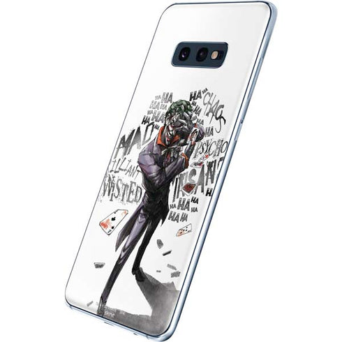 DC Comics The Joker Brilliantly Twisted Galaxy S10e Skin