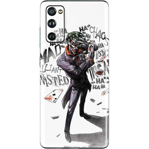 DC Comics The Joker Brilliantly Twisted Galaxy S20 Fan Edition Skin
