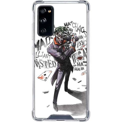 DC Comics The Joker Brilliantly Twisted Galaxy S20 FE Clear Case