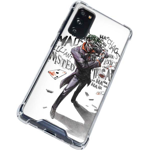 DC Comics The Joker Brilliantly Twisted Galaxy S20 FE Clear Case