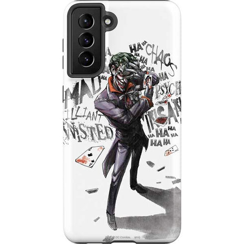 DC Comics The Joker Brilliantly Twisted Galaxy S21 FE Pro Case