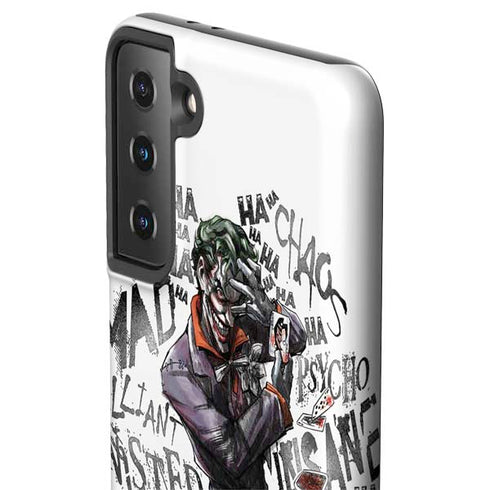 DC Comics The Joker Brilliantly Twisted Galaxy S21 FE Pro Case