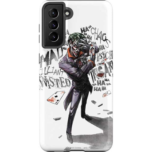 DC Comics The Joker Brilliantly Twisted Galaxy S21 Plus 5G Pro Case