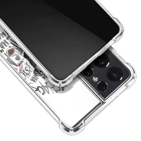 DC Comics The Joker Brilliantly Twisted Galaxy S21 Ultra 5G Clear Case