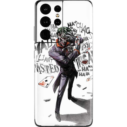 DC Comics The Joker Brilliantly Twisted Galaxy S21 Ultra 5G Skin