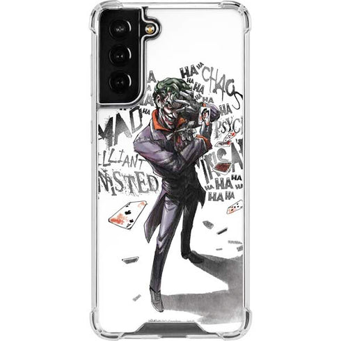 DC Comics The Joker Brilliantly Twisted Galaxy S22 Plus Clear Case