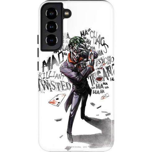 DC Comics The Joker Brilliantly Twisted Galaxy S22 Plus Pro Case