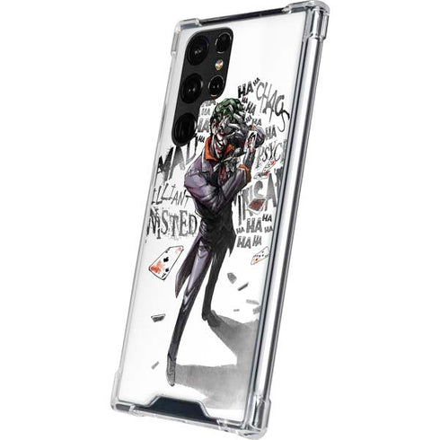 DC Comics The Joker Brilliantly Twisted Galaxy S22 Ultra Clear Case