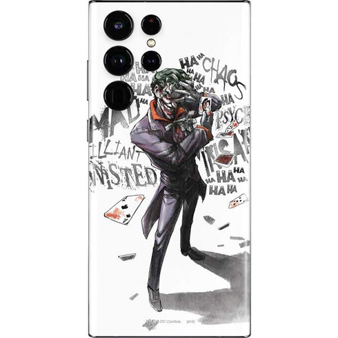 DC Comics The Joker Brilliantly Twisted Galaxy S22 Ultra Skin