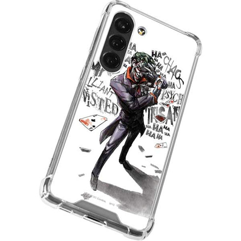 DC Comics The Joker Brilliantly Twisted Galaxy S23 Clear Case