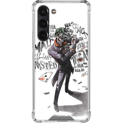 DC Comics The Joker Brilliantly Twisted Galaxy S23 Plus Clear Case